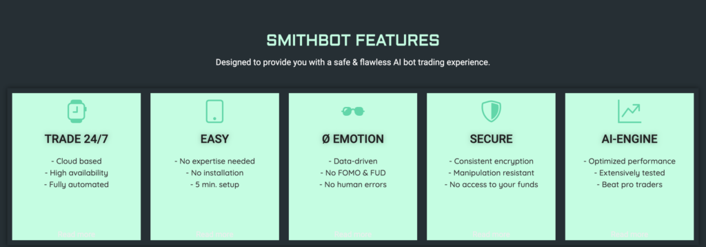 SmithBot trading platform